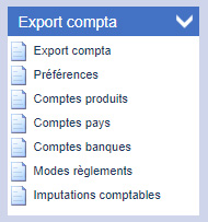 Export comptable