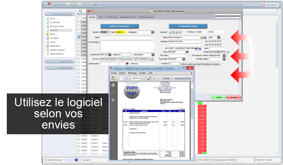 Logiciel de facturation NF